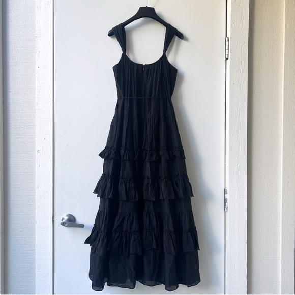 Cinq à Sept Kandra Tiered Maxi Dress - Cottagecore Boho Romantic Whimsigoth - 0 - Picture 7 of 15